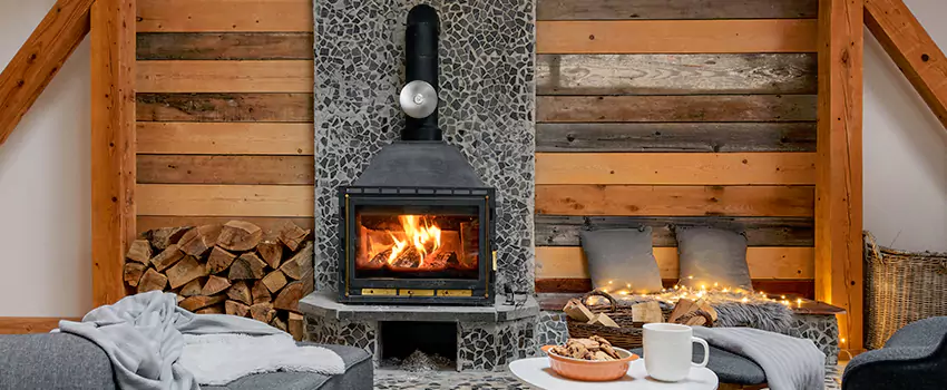 Thelin Hearth Products Direct Vent Gas Stove Fireplace Inspection in Arnold, Maryland